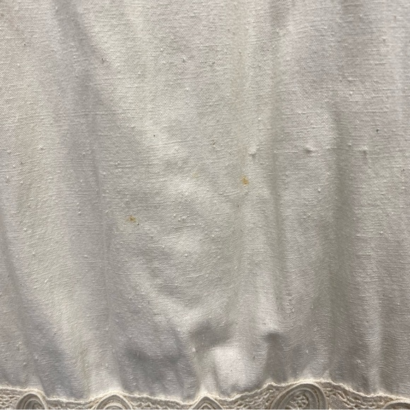 Vintage Gonzalo Bauer Girasol Mexican Tan Prairie Lace Long Sleeve Maxi Dress - Picture 7 of 16